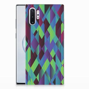 Samsung Galaxy Note 10 Plus TPU Hoesje Abstract Green Blue