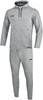 JAKO M9629 Joggingpak Met Sweaterkap Premium Basics - Grijs Gemeleerd - XXL