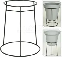 Plantenstandaard Metaal Antraciet 53cm