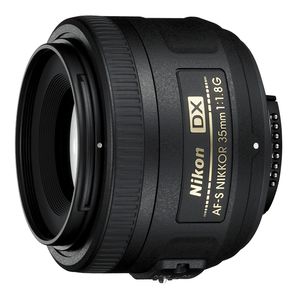 Nikon AF-S DX NIKKOR 35mm f/1.8G SLR Groothoeklens Zwart