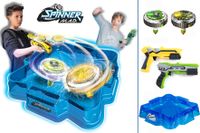 Silverlit battle set Spinner Mad Deluxe geel/groen 5-delig - thumbnail
