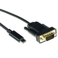 ACT SB0032 USB-C Conversie Kabel | Type C naar VGA | 2 meter