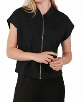 Lounge vest met rits - Zip sweat vest