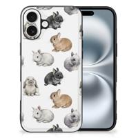 Dierenprint Telefoonhoesje voor iPhone 16 Konijntjes
