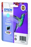 Epson Hummingbird Singlepack Light Cyan T0805 Claria Photographic Ink - thumbnail