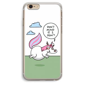 Unicorn: iPhone 6 Plus / 6S Plus Transparant Hoesje