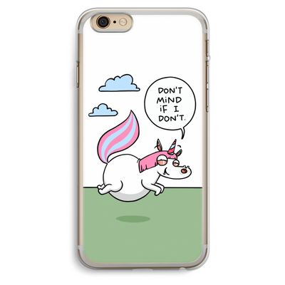 Unicorn: iPhone 6 Plus / 6S Plus Transparant Hoesje
