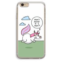 Unicorn: iPhone 6 Plus / 6S Plus Transparant Hoesje
