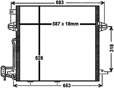 Condensor, airconditioning AC756000P