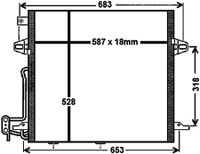Condensor, airconditioning AC756000P