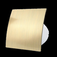 Badkamer/toilet ventilator - met timer & vochtsensor - Ø125mm - goud Badkamer/toilet ventilator - met timer & vochtsensor - Ø125mm - goud