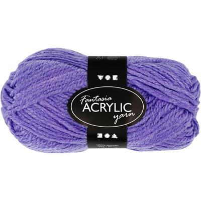 Creativ Company Acrylgaren neon - paars, 50gr