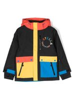 Stella McCartney Kids veste colour block à capuche - Bleu - thumbnail