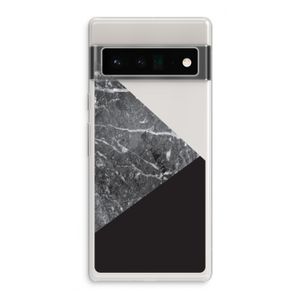 Combinatie marmer: Google Pixel 6 Pro Transparant Hoesje