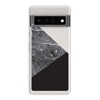 Combinatie marmer: Google Pixel 6 Pro Transparant Hoesje