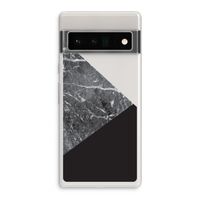 Combinatie marmer: Google Pixel 6 Pro Transparant Hoesje
