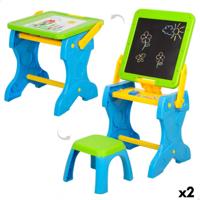 Bord 2 in 1 Colorbaby 39 x 74 x 33 cm 2 Stuks