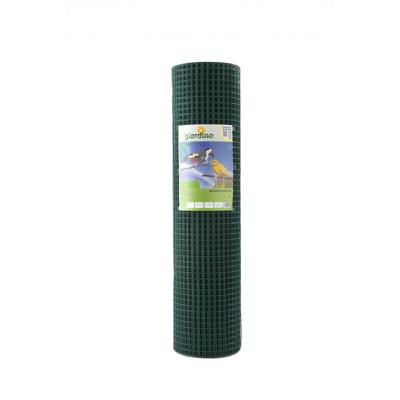Gelast gaas geplastificeerd 19 x 1.1mm 101cm x 5m ral 6005 groen - Giardino