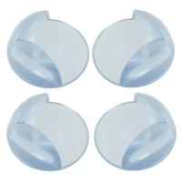 AMIG Hoekbeschermers - 8x - met plakbevestiging - transparant - pvc - kind bescherming scherpe hoeke