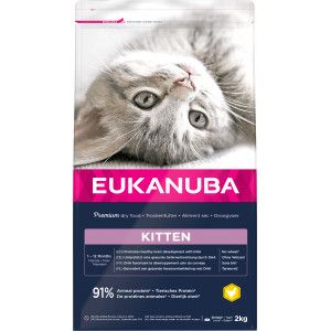 Eukanuba Kitten kip kattenvoer 2 x 2 kg