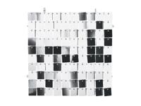 Zilveren Paillettenpaneel Backdrop Vierkant (30x30cm) Zilveren Paillettenpaneel Backdrop Vierkant (30x30cm)