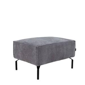 Bronx71 Hocker Kansas taupe ribstof