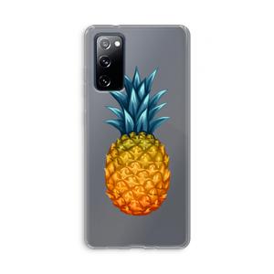 Grote ananas: Samsung Galaxy S20 FE / S20 FE 5G Transparant Hoesje