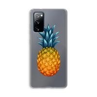 Grote ananas: Samsung Galaxy S20 FE / S20 FE 5G Transparant Hoesje - thumbnail