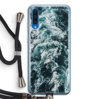 Zee golf: Samsung Galaxy A50 Transparant Hoesje met koord