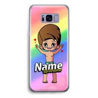 Chibi Maker man: Samsung Galaxy S8 Transparant Hoesje
