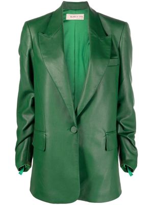 Blanca Vita blazer à fini poli - Vert