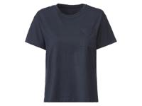 esmara Dames t-shirt (XS (32/34), Marineblauw)