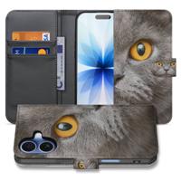 Telefoonhoesje Pasjes Apple iPhone 17 Britse Korthaar Magnetisch