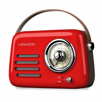 Transistor Radio Ledwood ALMA RED Rood 30 W