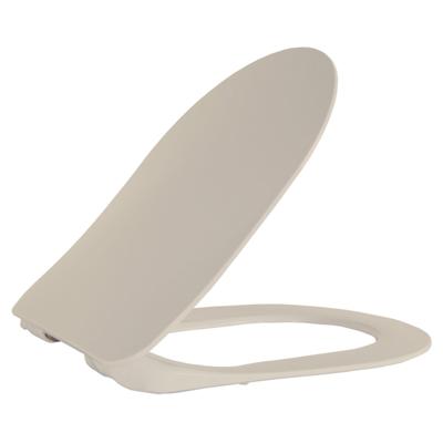 Creavit Wc-Zitting - duroplast - softclose - quick release - Inox Scharnieren - Koel Grijs KC0903.01.1800E