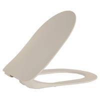 Creavit Wc-Zitting - duroplast - softclose - quick release - Inox Scharnieren - Koel Grijs KC0903.01.1800E