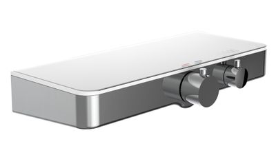 Schutte OCEAN thermostatische mengkraan douche met planchet | chroom-wit 60535