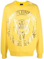 Plein Sport sweat à logo imprimé - Jaune - thumbnail