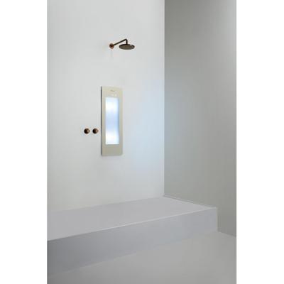 Sunshower Round Small Plus infrarood en UV licht inbouw 95x33x10cm Sand White S0600-S0106