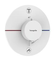 Hansgrohe ShowerSelect Comfort S thermostaat inbouw voor 2 functies met geïntergreerde zekerheidscombinatie volgens EN1717, mat wit