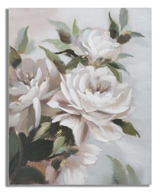 HANDGEMAAKTE WANDSCHILDERING BLOEM&BLAD CM 100X3,7X80