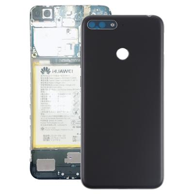 Achterste schutblad met Zijtoetsen voor Huawei Y6 (2018)(Black)