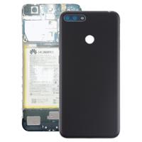 Achterste schutblad met Zijtoetsen voor Huawei Y6 (2018)(Black)