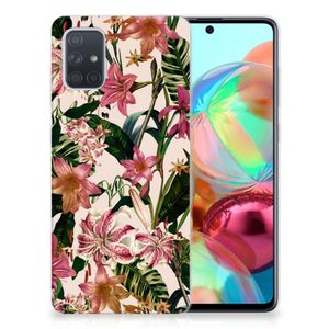 Samsung Galaxy A71 TPU Case Flowers