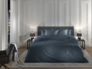 Heckett & Lane Heckett & Lane Diamante Dekbedovertrek 140x200x220 Maritime Blue