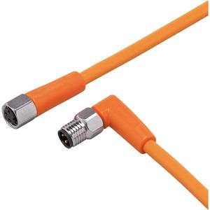 ifm Electronic EVT165 Verbindingskabel Aantal polen (sensoren): 3, 3 Stekker, haaks, Bus, recht 10 m 1 stuk(s)
