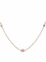 Pragnell collier Sundance Rainbow en or rose 18ct orné de saphirs