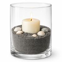 Rayher decoratie zand - 650ml - donkergrijs - hobby zandkorrels - sierzand