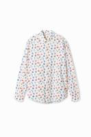 Bloemenprint overhemd - WHITE - XXL