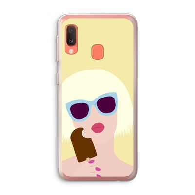Ice cream: Samsung Galaxy A20e Transparant Hoesje